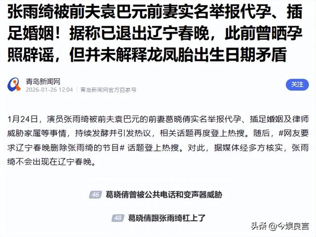 张雨绮越扒越有！代孕只是冰山一角	，38岁的她终为“荒唐”买了单