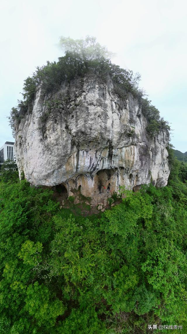 环城贵阳花溪苗王坡越野大环线之青岩段达夯翁拢“冈仁波齐”风景