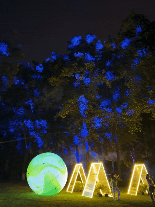 live动图！武汉植物园夜游继续开放 凉爽秋夜来这里