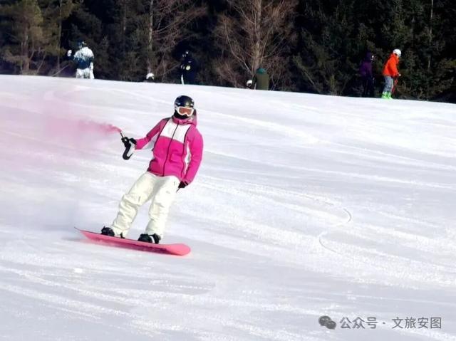 听说在安图滑雪，摔跤是种享受？这粉雪绝了，滑一次就上瘾！