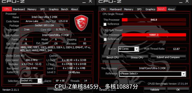 不容忽视的性价比，英特尔酷睿Ultra 5 245K+Z890主板装机实测