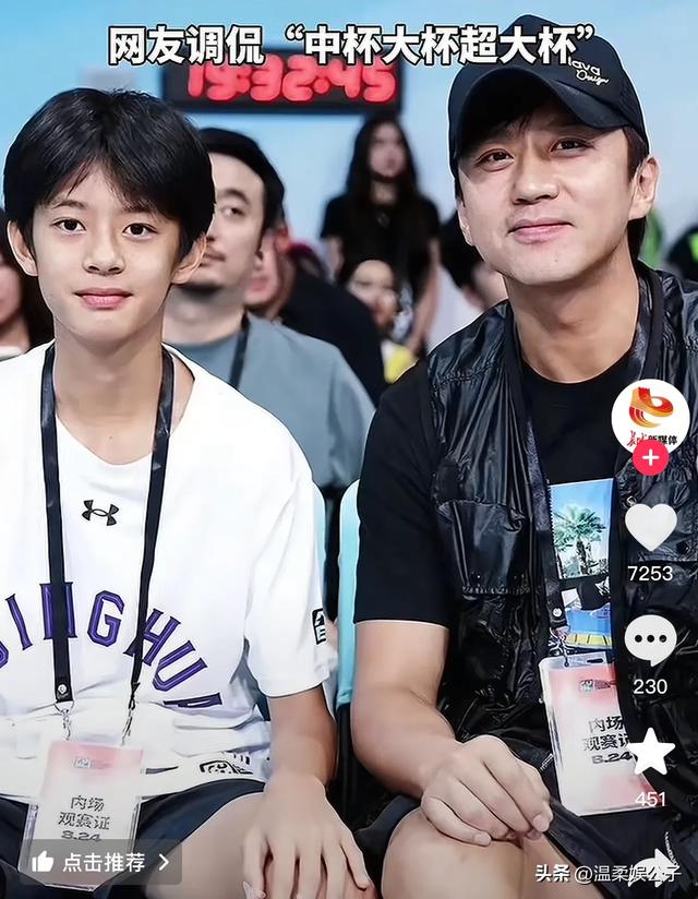 孙俪儿子帅到认不出！年仅14岁身高1米7，梦想打CBA职业联赛