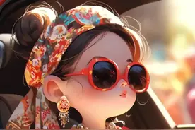 2025最火女生头像：人生何所求暴富和自由图片