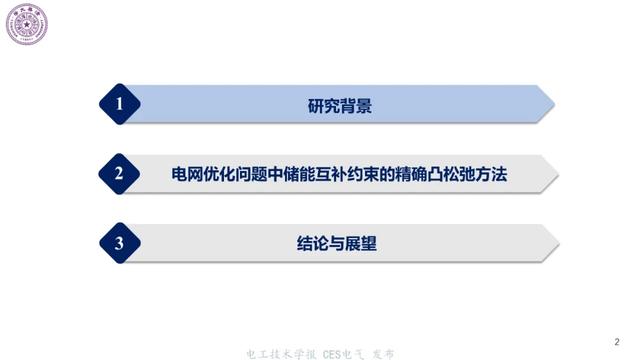 清华大学专家报告:电网优化问题中储能互补约束的精确凸松弛方法