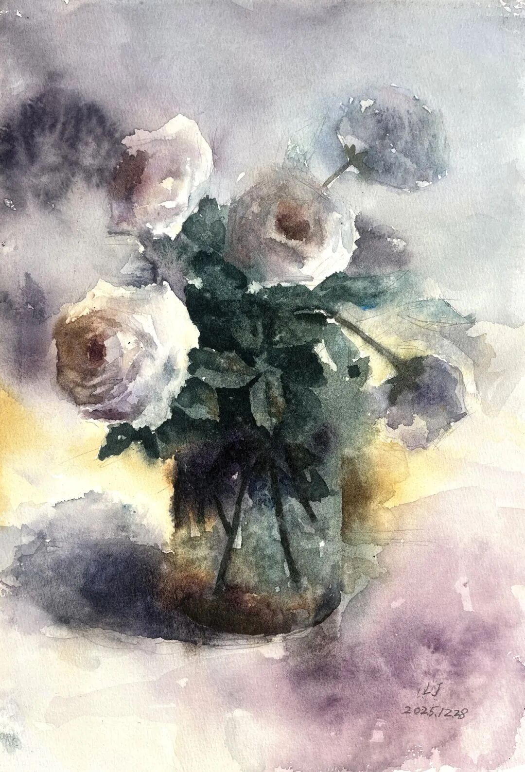 “丹青贺岁 万象更新”2026惠州市水彩画网络展在线欣赏 - 图画吧TUHUABA