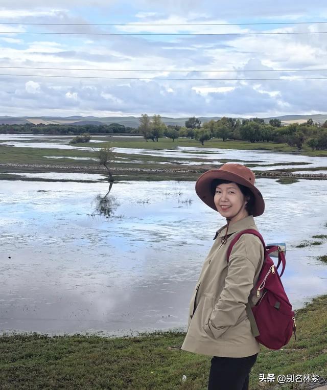 在额尔古纳和网友去了免费的湿地公园，晚上在青旅吃涮羊肉（十）