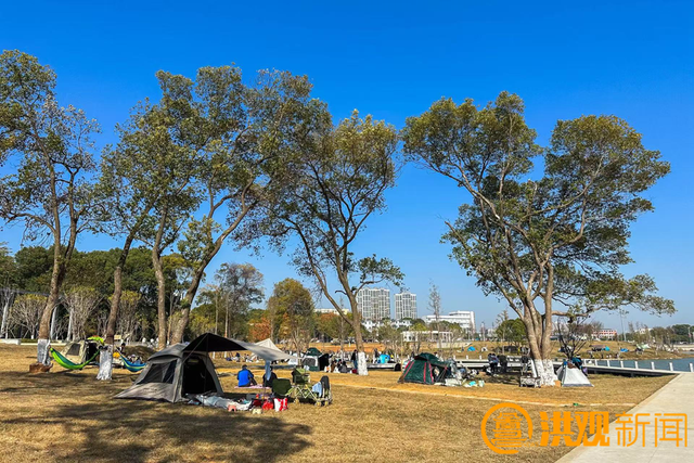 周末天气晴好，市民乐享冬日暖阳