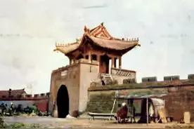 100年前的吉林市，竟如此繁华？河南街好热闹，巴尔虎门真气派图片