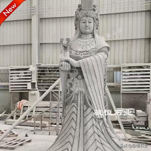 石雕人物妈祖石雕像加工制作