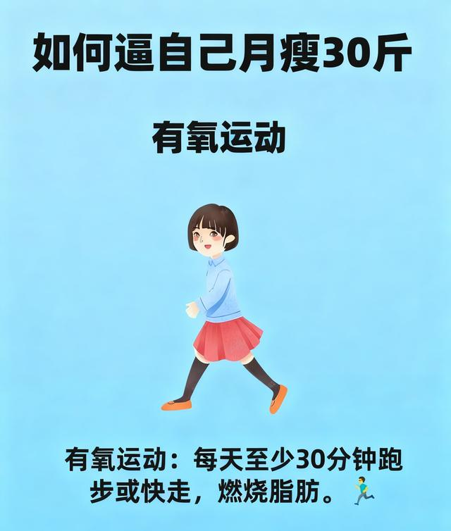 月瘦30斤攻略！逼自己瘦的狠人方法