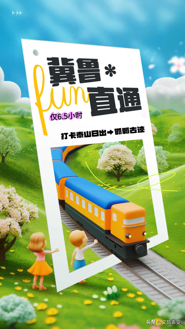 直通车来啦！泰山日出VS邯郸古迹，6.5小时穿越时空的列车等你来！