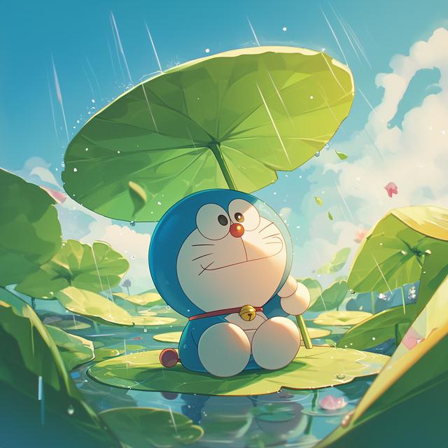 快来！多啦A梦，一只拯救人类烦恼的机器猫！治愈头像