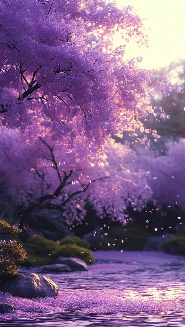 #风景如画，春暖花开，绿树成荫，美如仙境