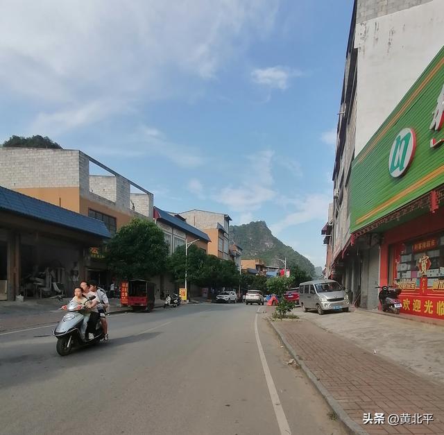 广西崇左市天等与大新接壤的小乡镇，地方不大但场镇建设非常漂亮