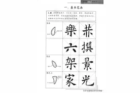 欧阳询中小学生毛笔楷书字帖，适合初学者的楷书教程图片