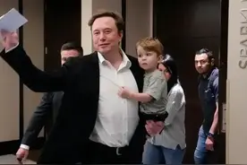 超级奶爸马斯克带娃狂魔图片