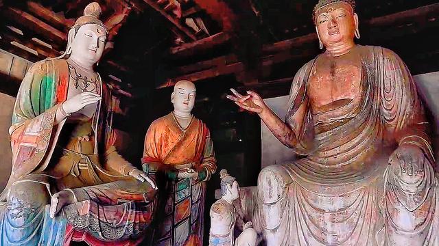 山西彩塑巡游，独一无二的孤品彩绘佛像，只有在山西还能看到