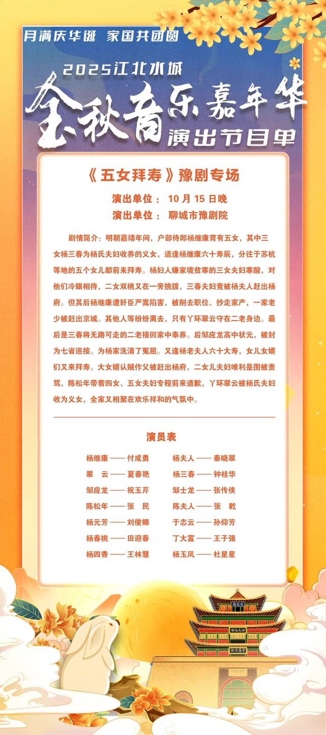 延迟场次节目演出预告
