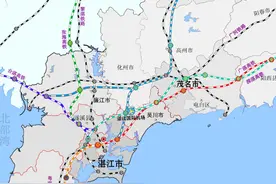 打造茂名铁路枢纽！规划岑茂高铁、张海高铁图片