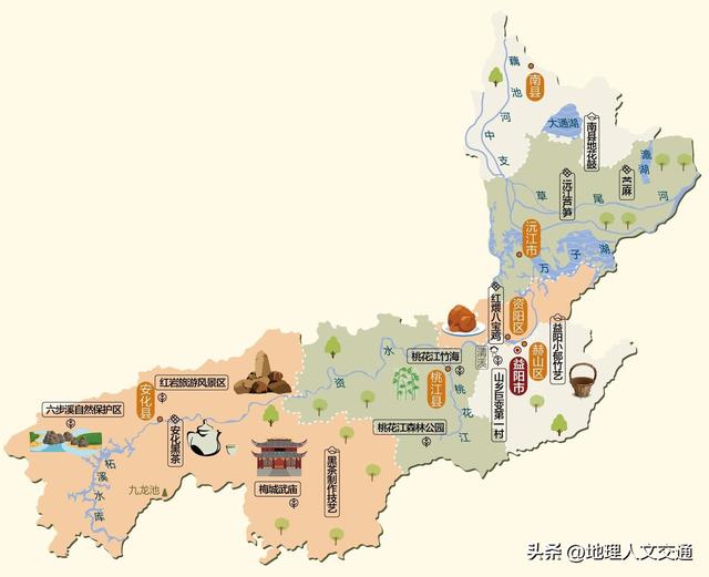看湘超游湖南，各市州都有哪些知名风景人文（1）