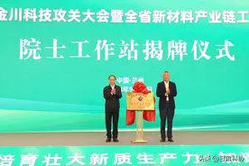 金川集团院士专家工作站揭牌图片