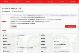 开封祥符高级中学违规收费通报：高三插班生学费超标涉4.5万元图片