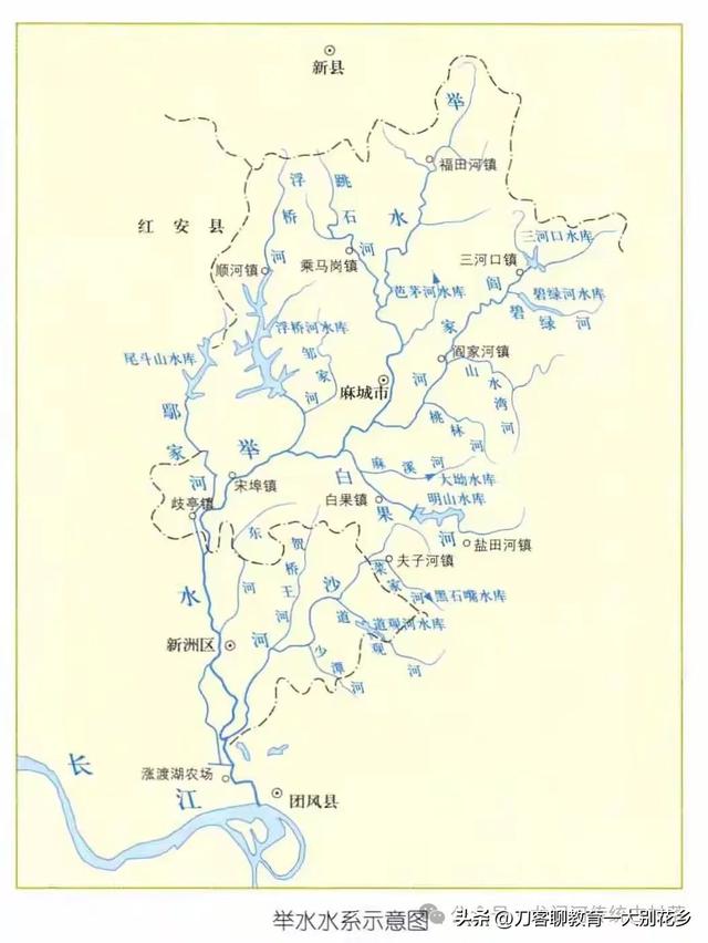 魅力麻城：麻城两大水系八大支流，阎家河最长，木子店河最宽