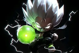 微信头像：龟波气功的Q版迷你超级赛亚人，赶快收藏起来吧图片