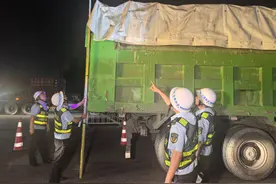 北京启动五环路及周边重点道路遗撒治理专项行动图片