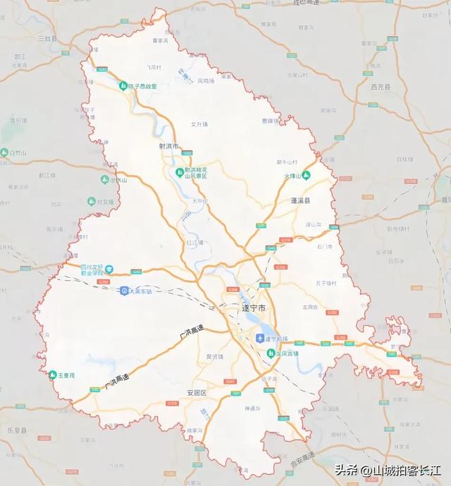 四川容易忽略的宝藏地级市,面积倒数第二,新高铁一通将成为顶流
