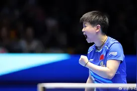 孙颖莎战胜张本美和，闯入亚洲杯女单半决赛图片