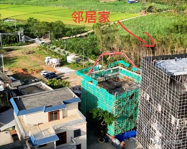 全红婵家别墅正式封顶	，无人机环绕广告覆盖，令人不适的事发生