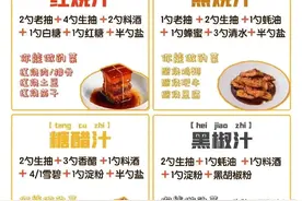 鱼香、糖醋、照烧、红烧等各种万能酱汁配方，超实用，吃什么都香图片