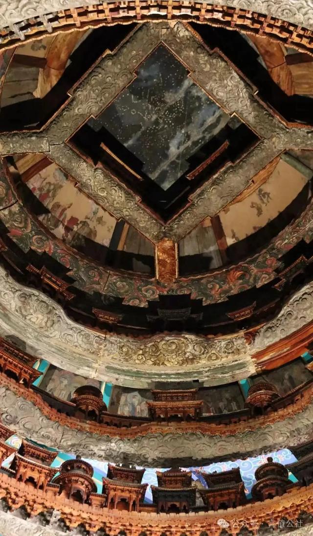 北京古建博物馆，放大10倍看细节，隆福寺藻井藏着多少秘密与奇迹