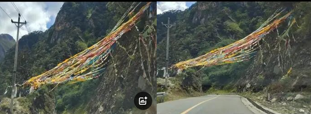 “大好河山，寸土不让”，我们在东章哨所隔河望瀑布