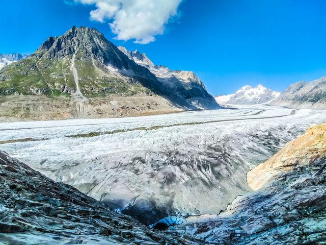 瑞士阿莱奇冰川徒步｜站在巨大冰川前那一刻，我知道什么叫震撼