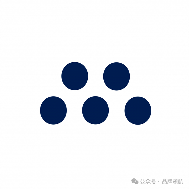 字母M图形创意logo，M的识别在26个字母中排第四