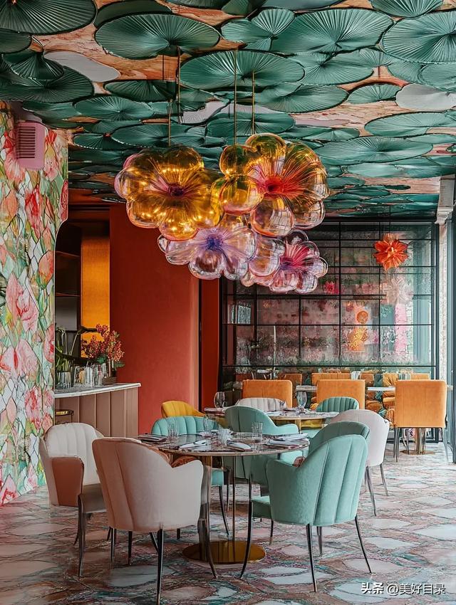 此间春日梦幻餐厅有着来自春天的明媚，春意盎然令人心花怒放！