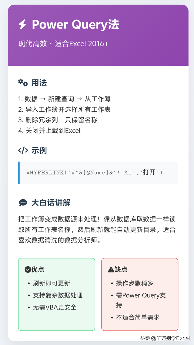 Excel/WPS自动生成目录的5种方法！简单到没朋友！