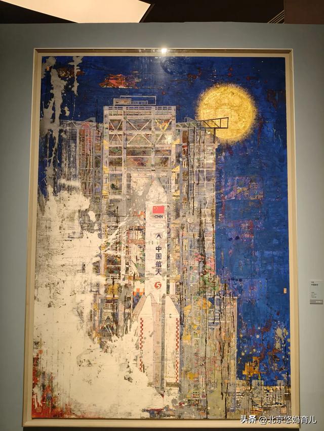 带孩子去中国美术馆参观“人民必胜”主题展,爱国主义教育太深刻