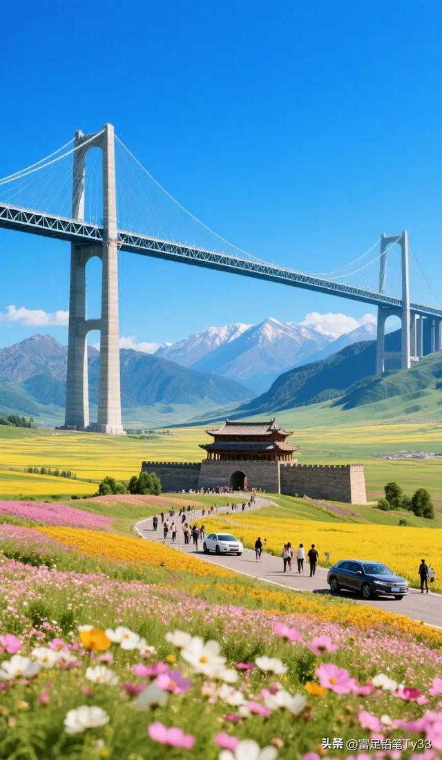 打卡壮观的黄河大桥，感受自然与现代的完美融合！
