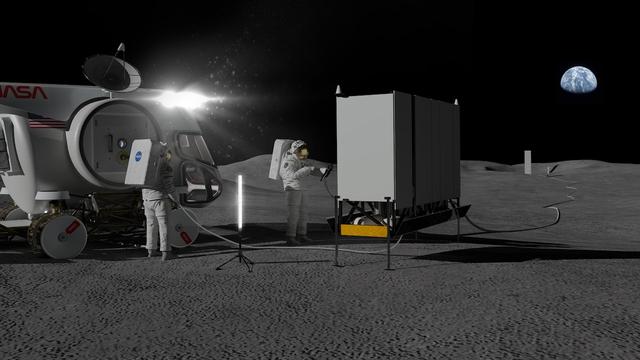 美国克利夫兰 NASA 中心带头与中国进行月球核电竞赛