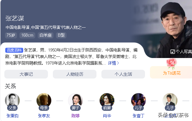 75岁张艺谋对43岁妻子陈婷，不仅是灵魂依赖，更是生理性喜欢