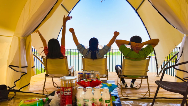 天凉好个秋，露营正当时