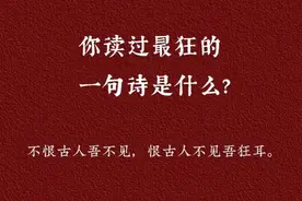 狂傲不羁的诗句图片