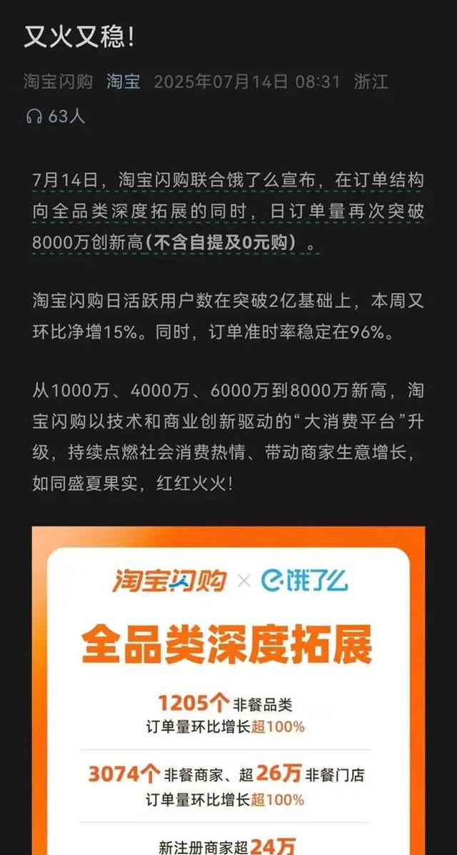阿里“血拼补贴”，万亿即时零售争夺战来了