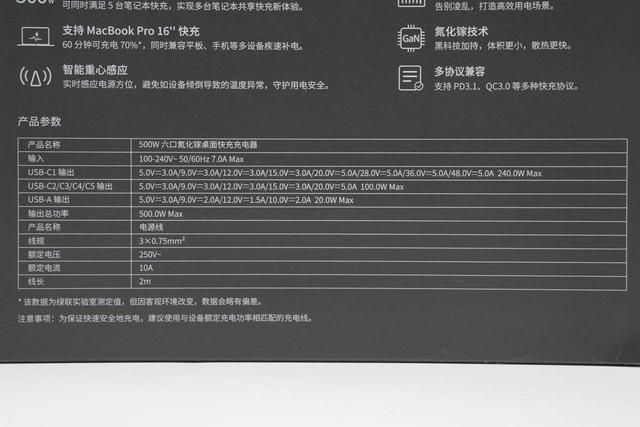 业界首款满血版PD3.1快充，绿联500W氮化镓充电器拆解