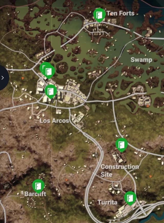 PUBG全部点位收藏！