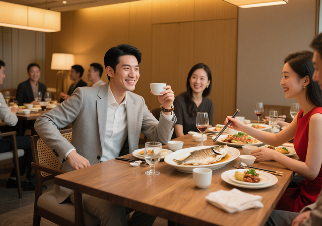 饭局你去晚了 被人调侃“你是来买单的”？别说抱歉 高情商这样回