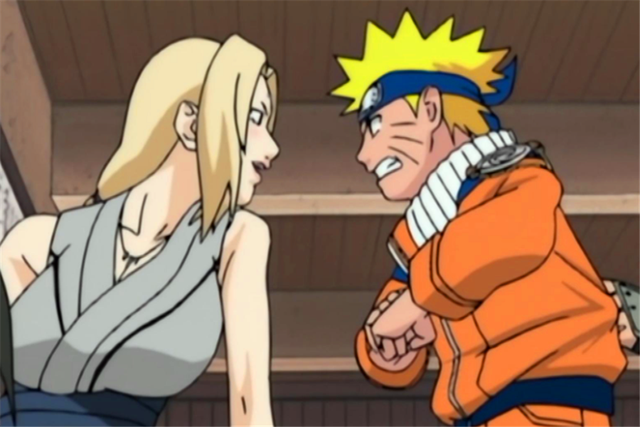 火影忍者中纲手的6次战斗：1根手指击败鸣人，宇智波斑也夸赞过她